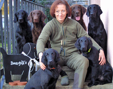 The Beautyfield´s Flatcoated Retrievers in spring 2009